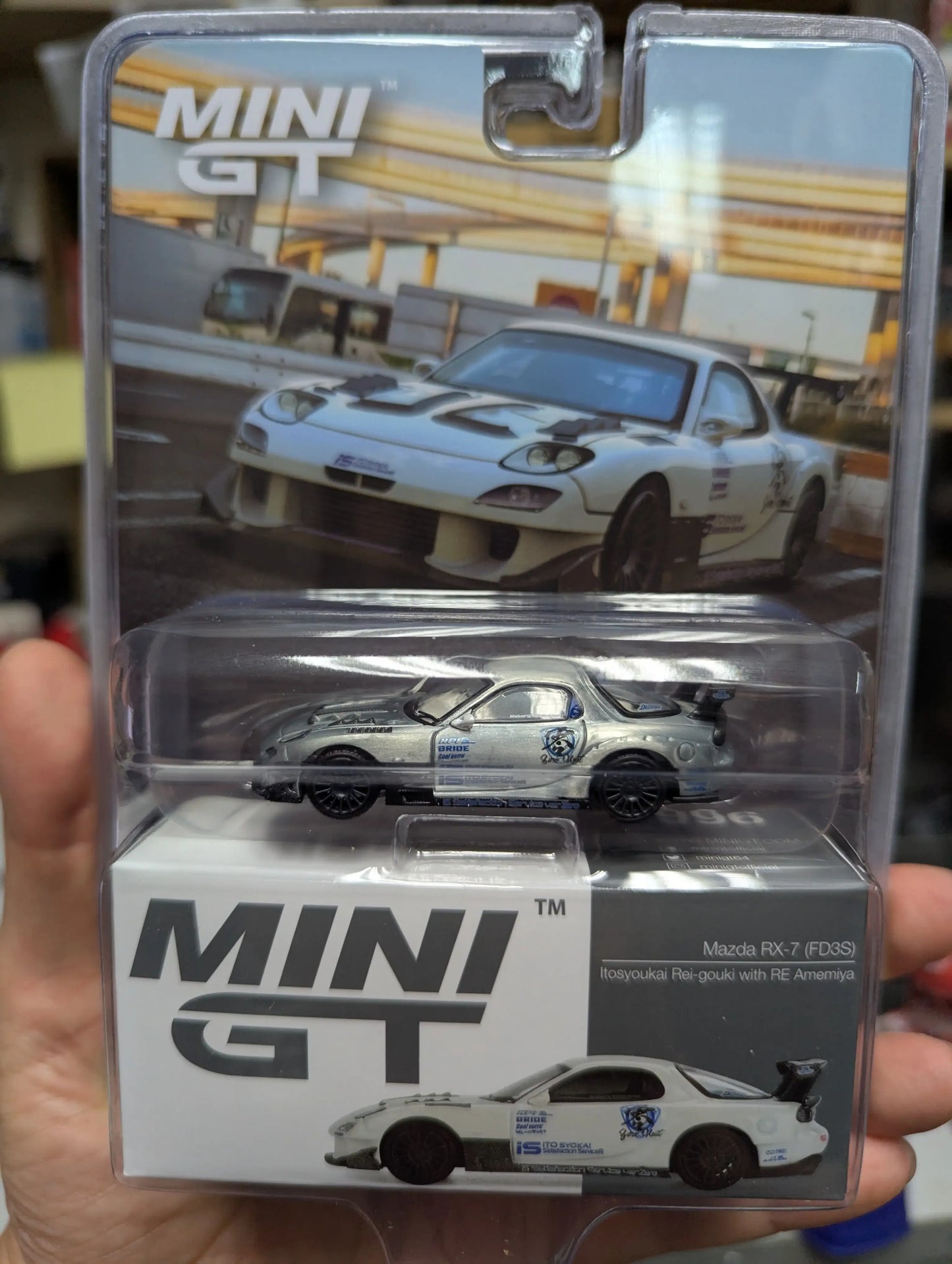 Mini GT Mini GT #996 Mazda RX-7 (FD3S) Itosyoukai Rei-gouki with RE Amemiya Blister Pack CHASE