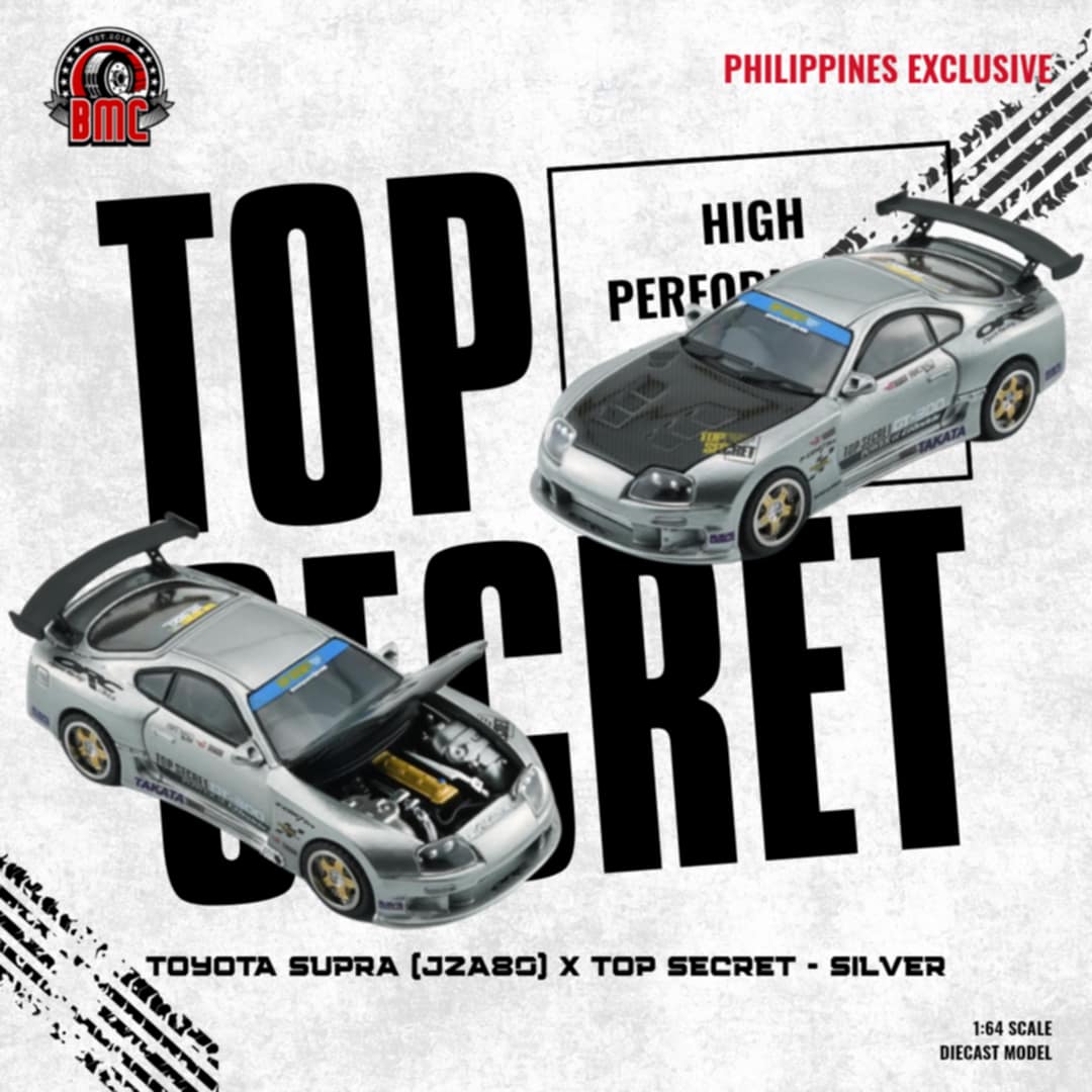 2025 BMC x Philippines Exclusive Top Secret Toyota Supra JZA80