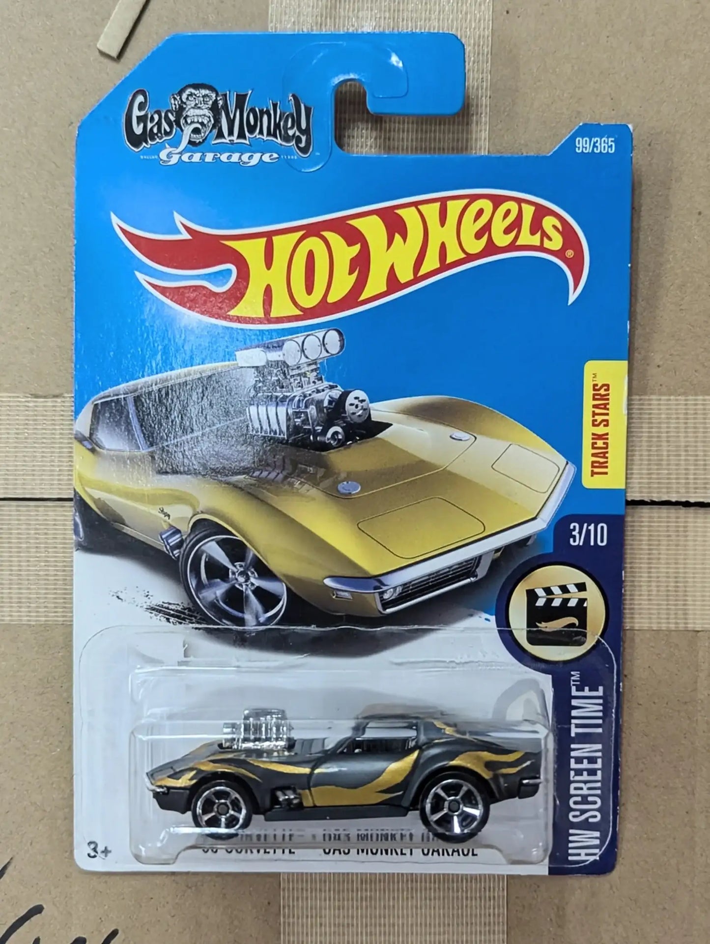 Hot Wheels Custom made '68 Corvette Gas Monkey Garage