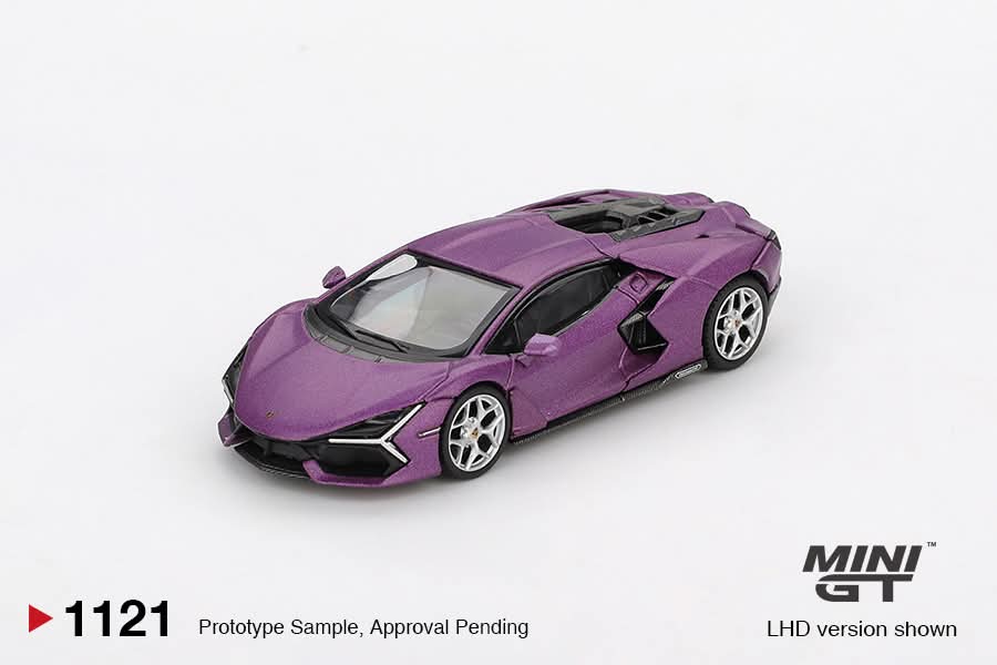 MINI GT #1121 Lamborghini Revueito Viola 30th Matte Blister packaging