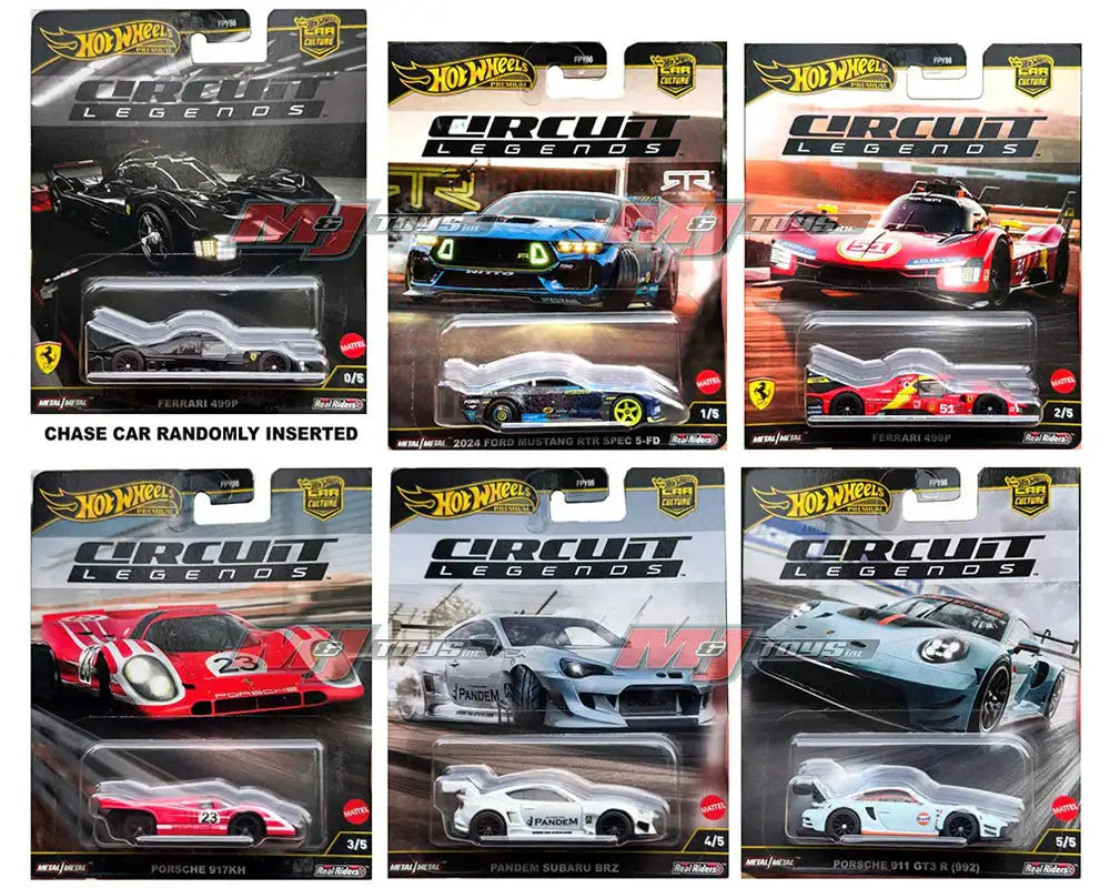 Hot Wheels Premium 2025 Circuit Legends FPY86 935K Sealed Case with Free Shipping