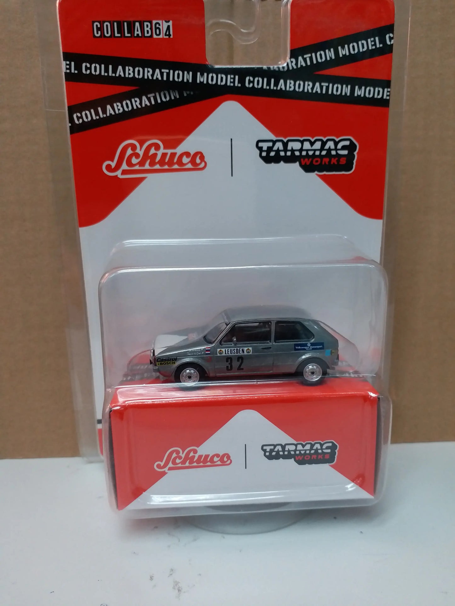 Tarmac works x Schuco 1:64 Scale Volkswagen Golf I GTI Rally Monte Carlo 1980 Decal included