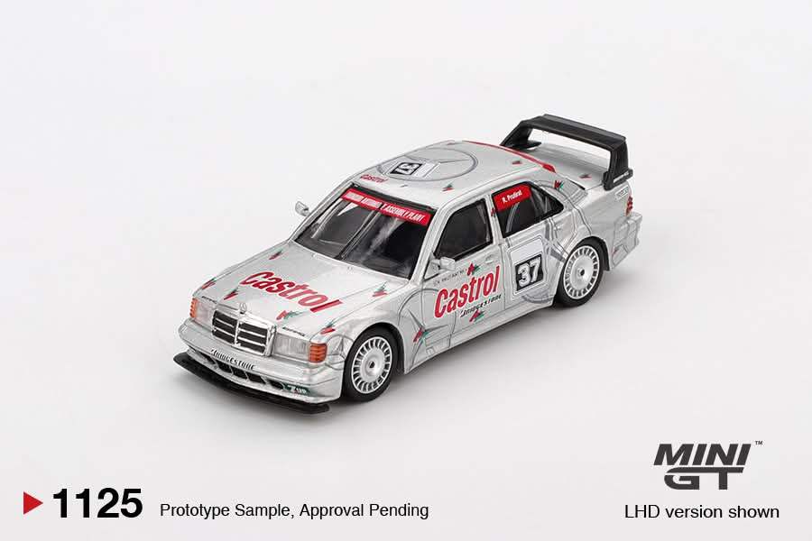 Mini GT MINI GT #1125 ( MGT01125-BL ) Mercedes-Benz 190E 2.5-16 Evolution #37 1995 SE Asia Touring Car Championship sher packaging