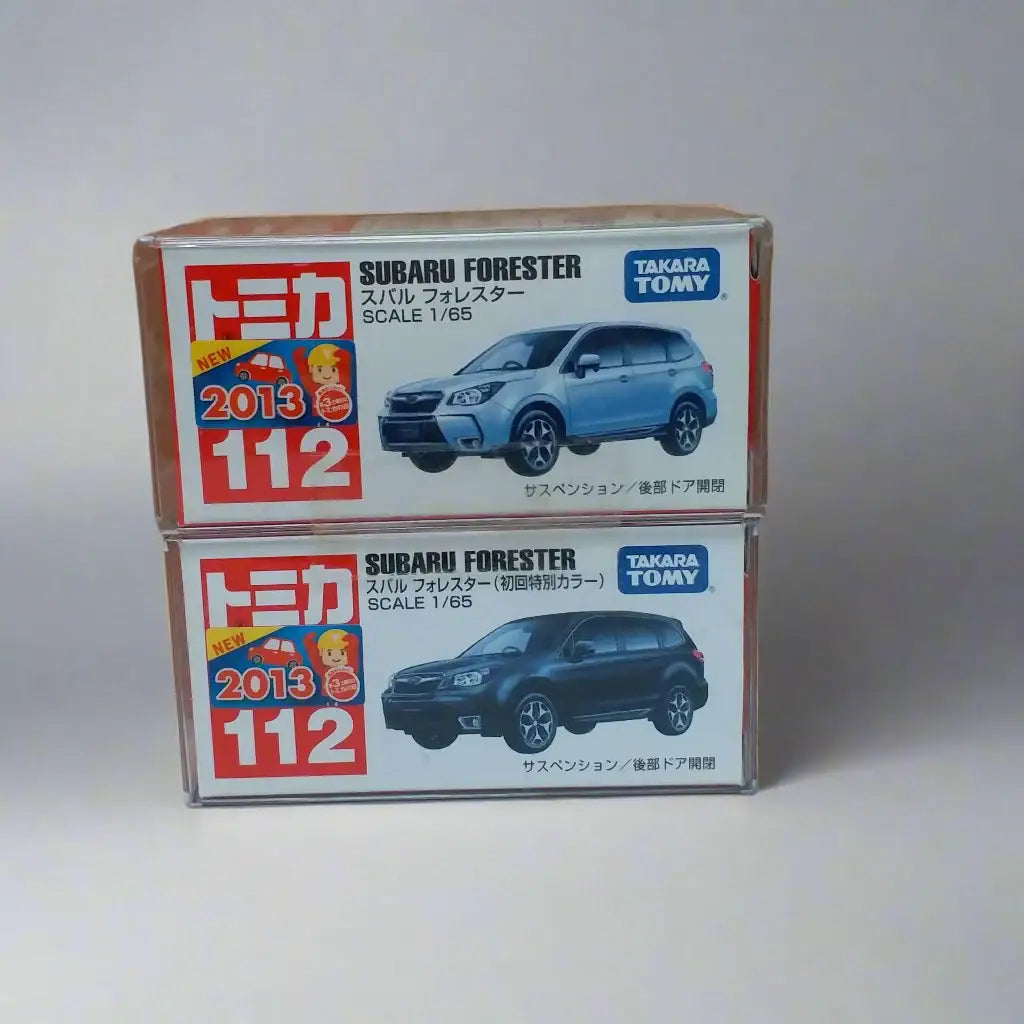 Takara Tomy TOMICA #112 Subaru Forester Set of 2 2013