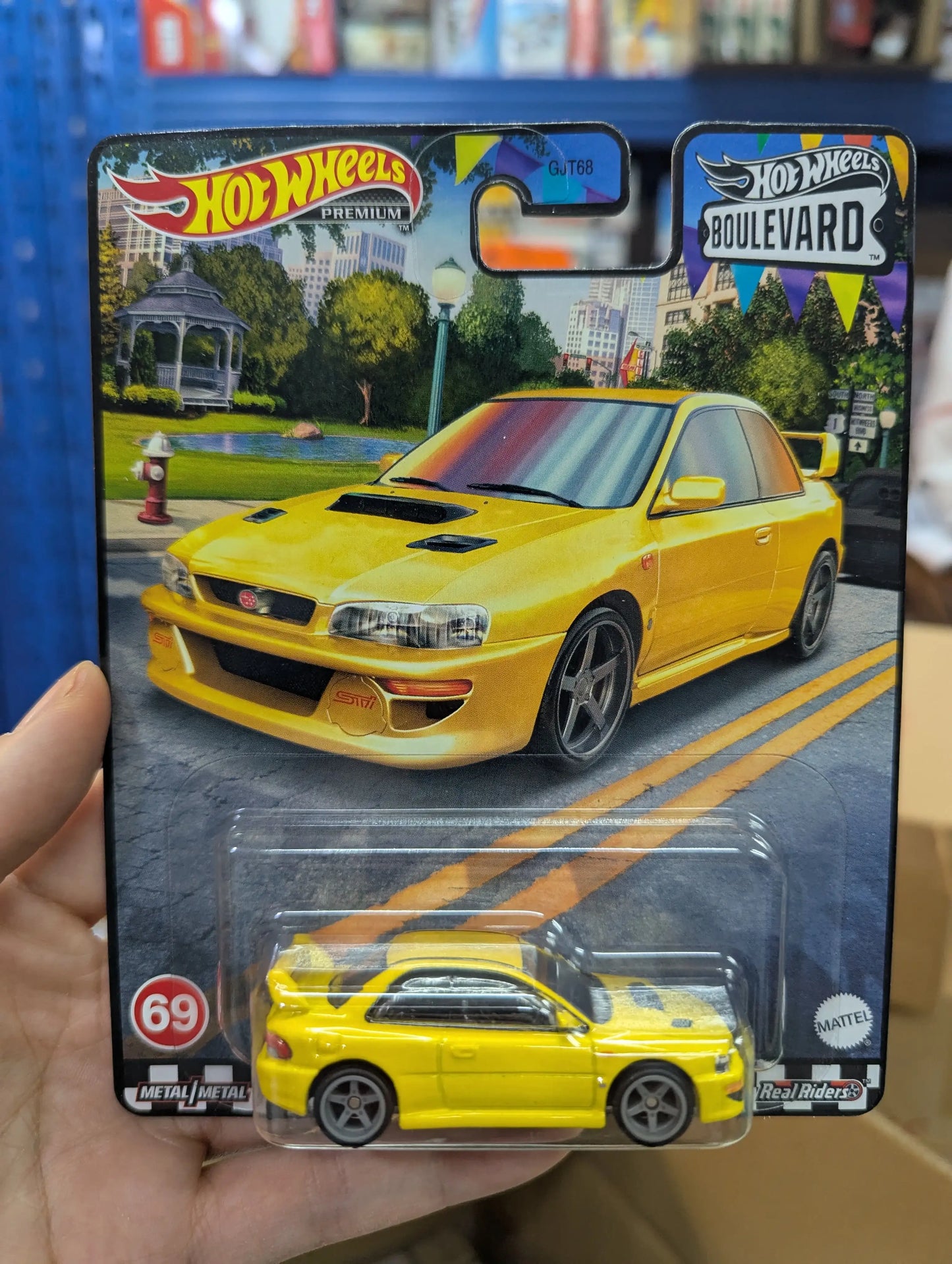Mattel Hot Wheels Boulevard 2023 GJT68-953P #69 '98 Subaru Impreza 22B-STi