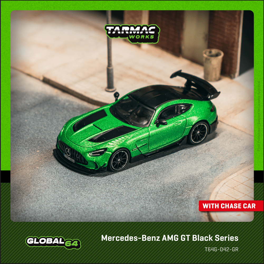 Tarmac Works 1:64 Scale Mercedes-Benz AMG GT Black Series Green