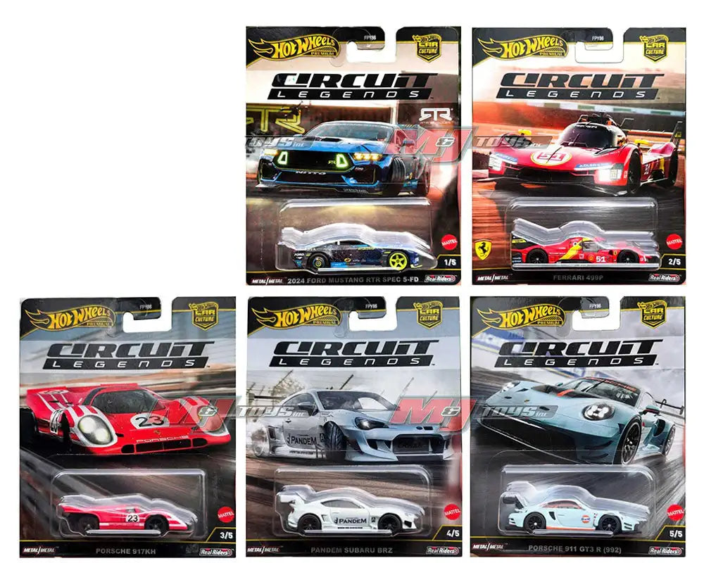 Hot Wheels Premium 2025 Circuit Legends FPY86 935K 1 Set
