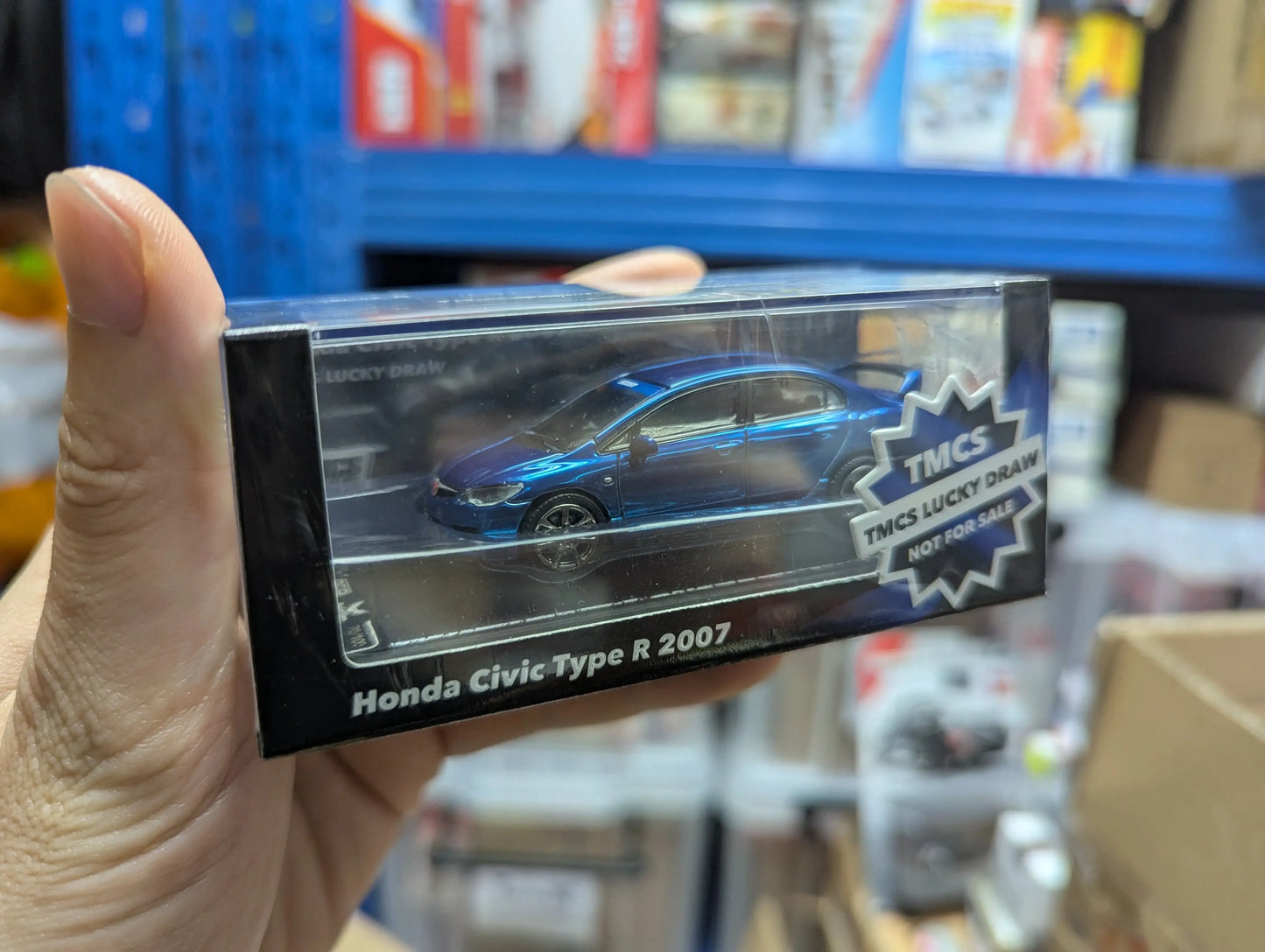 TMCS25 X GCD Lucky Draw Price 1:64 Scale Honda Civic FD2 Type R