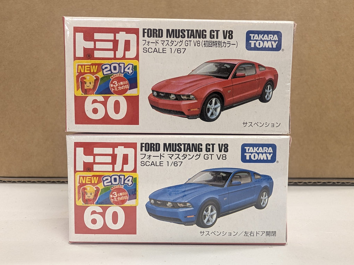 Tomica No.60 Ford Mustang GT V8 Set of 2