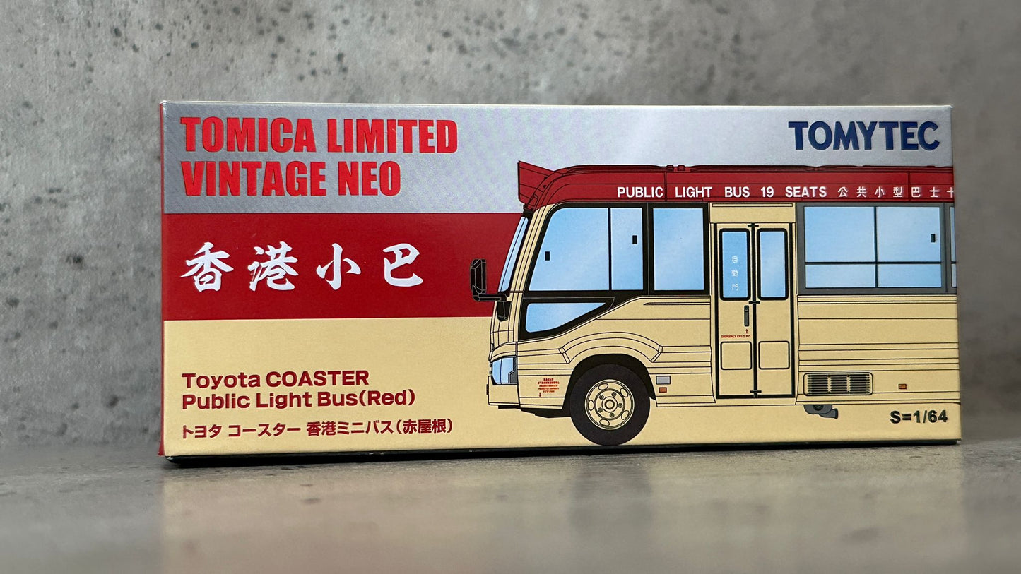 Tomica Limited Vintage Neo TLV-N Hong Kong Exclusive Toyota Coaster Hong Kong Mini Bus