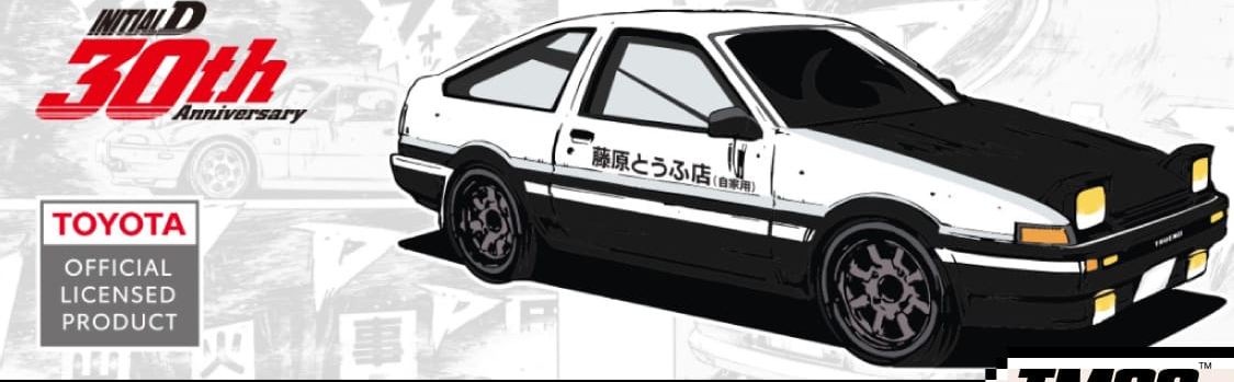 ATS Model Toyota AE86 Initial D 30th Anniversary 2-Car Set (TMCS 2026 Event Special)-ATS Model-1:64-Mobile Garage HK