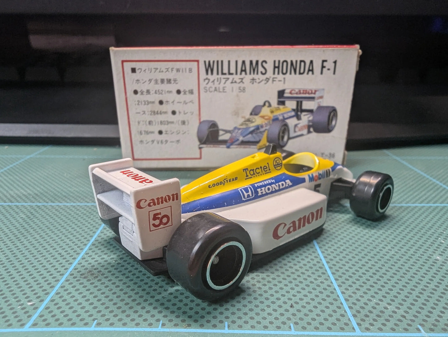 Takara Tomy Tomica #62 Williams Honda F-1