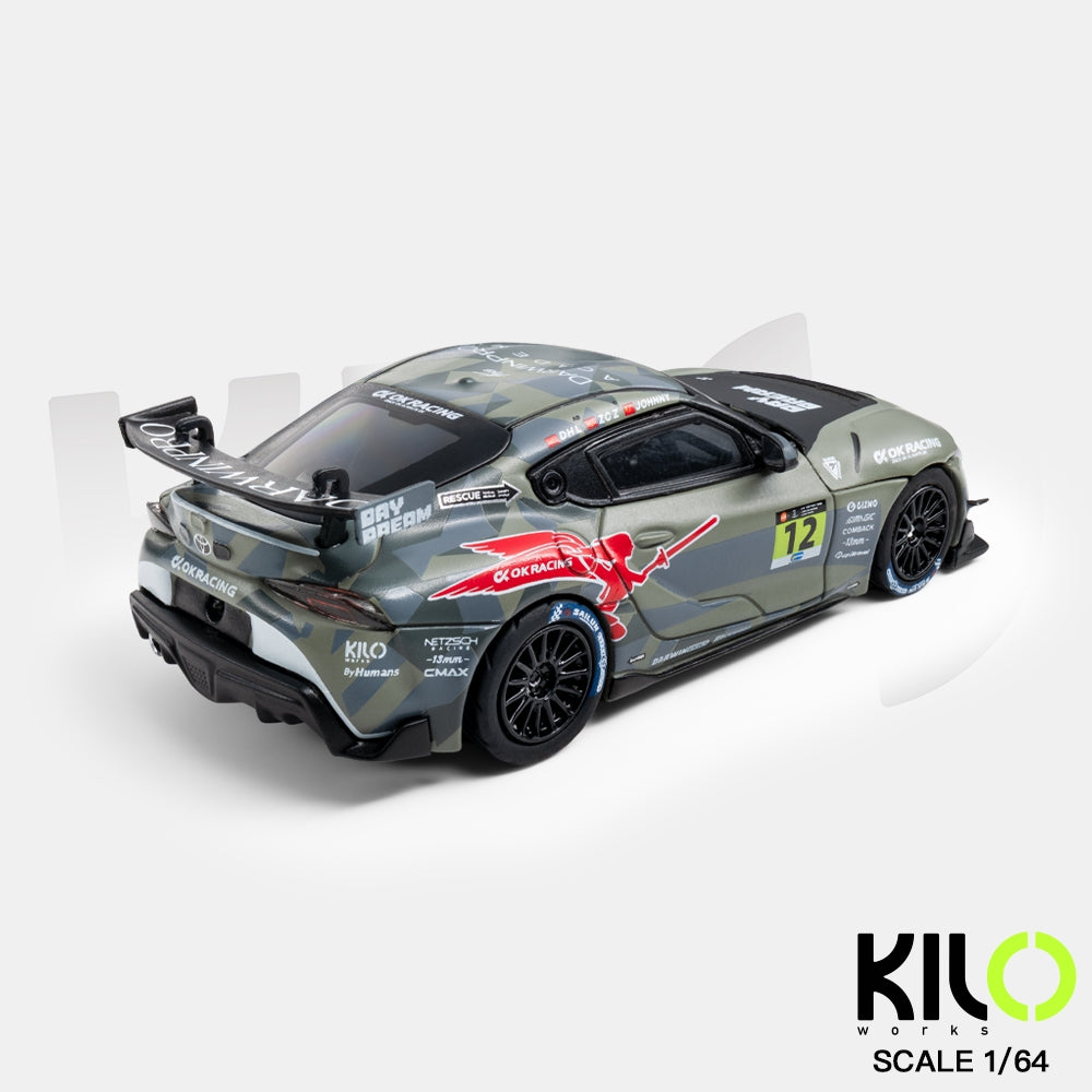 Darwin PRO X KILO Works KLW0040-8 Toyota GR Supra GT4 #12 Camouflage Collaboration Vol.5