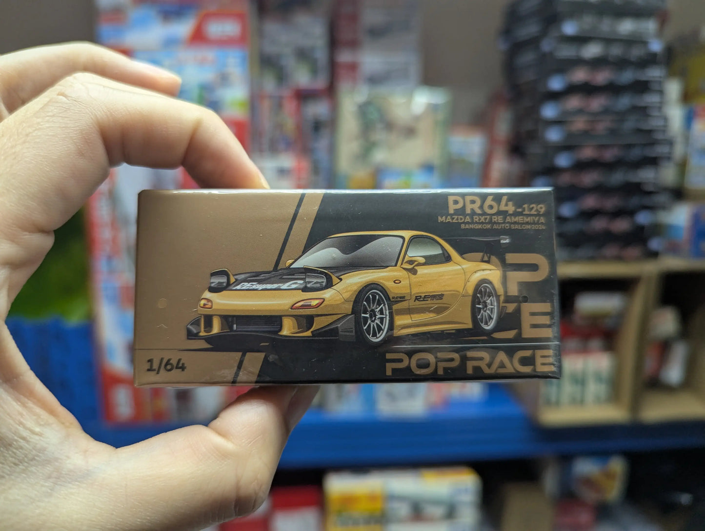 POP RACE 1/64 Thailand EXCLUSIVE MAZDA RX8 RE-AMEMIYA