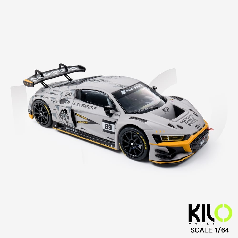 KILO Works x DarwinPRO Audi R8 LMS GT3 EVO II Air Force Grey 99# - Top View 2