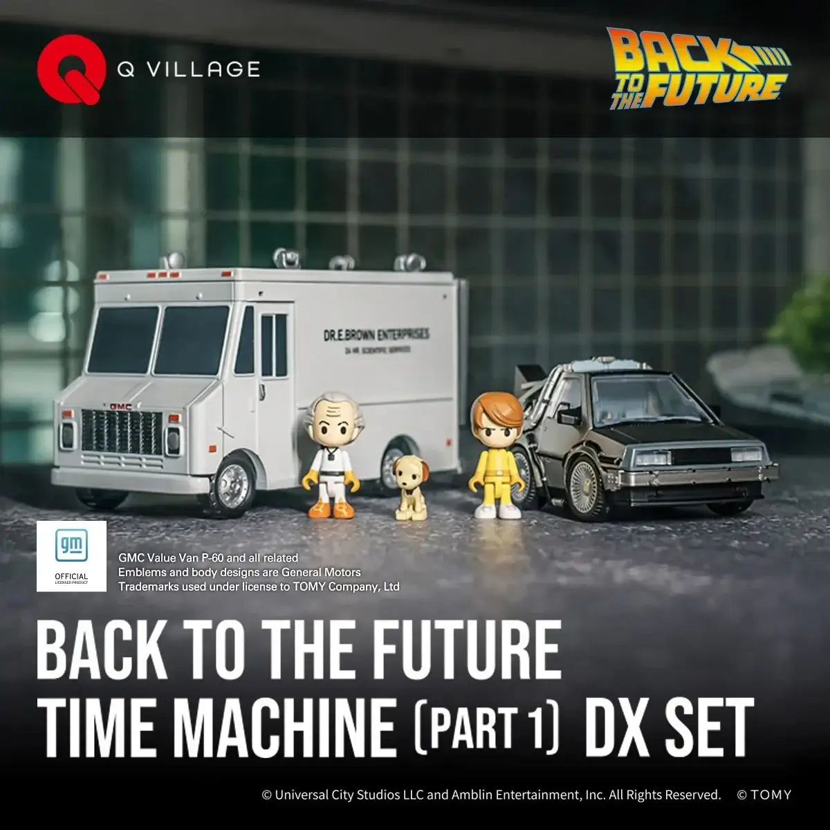T-SPARK Q Village QV-04 Back To The Future Time Machine (Part1) DX Set
