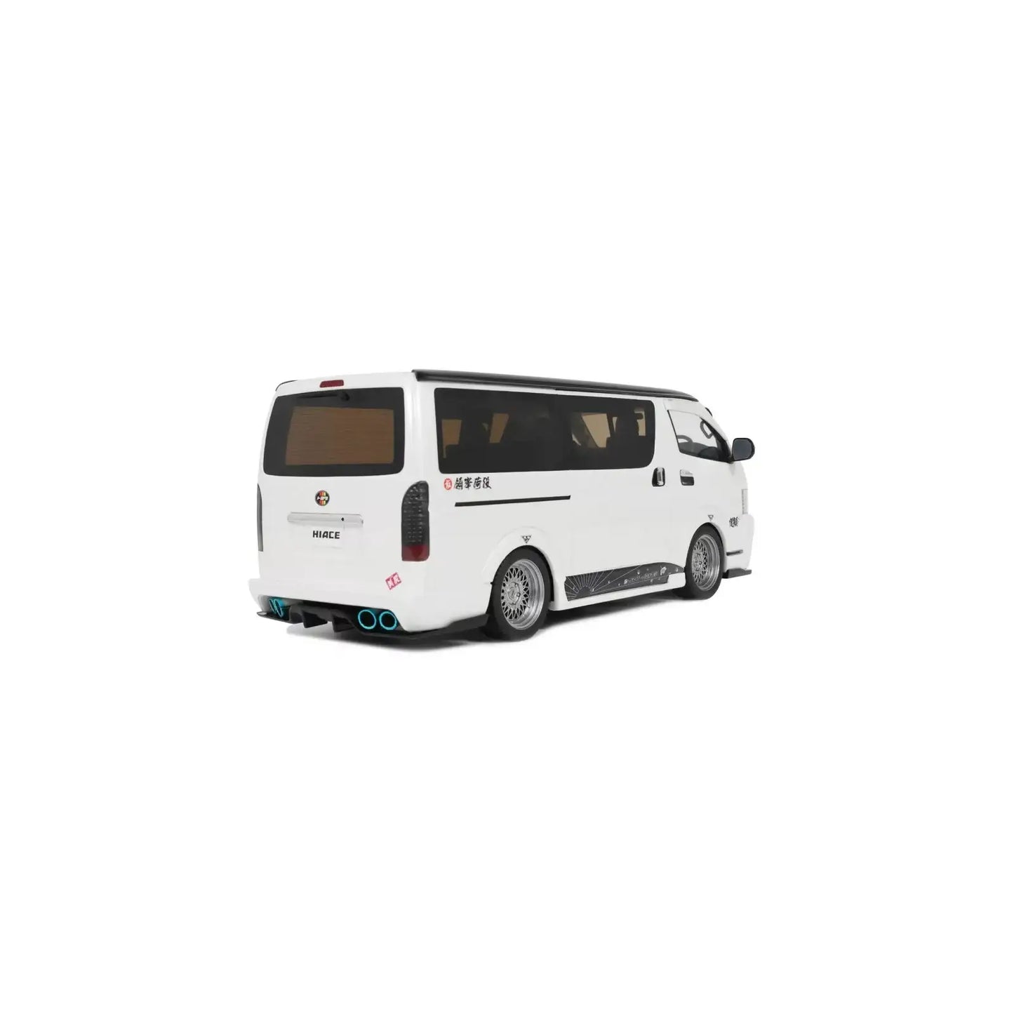 OTTOMOBILE 1:18 OT1136 Toyota Hiace Super GL Custom Pearl White 2008