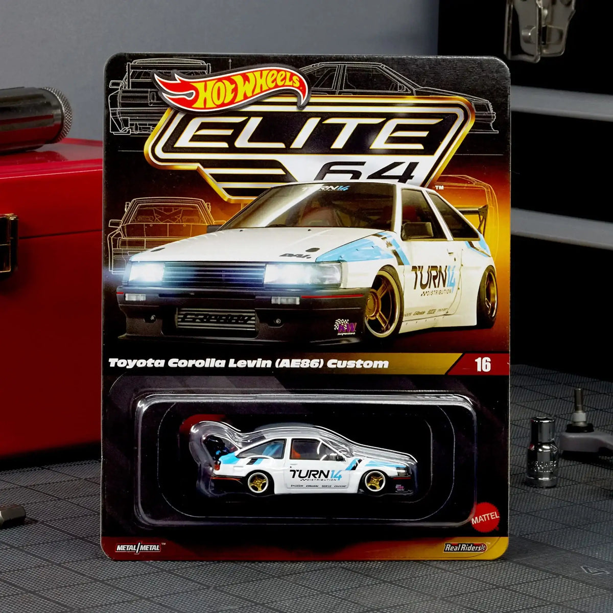 Hot Wheels HWC Elite 64 Toyota Corolla Levin (AE86) Custom