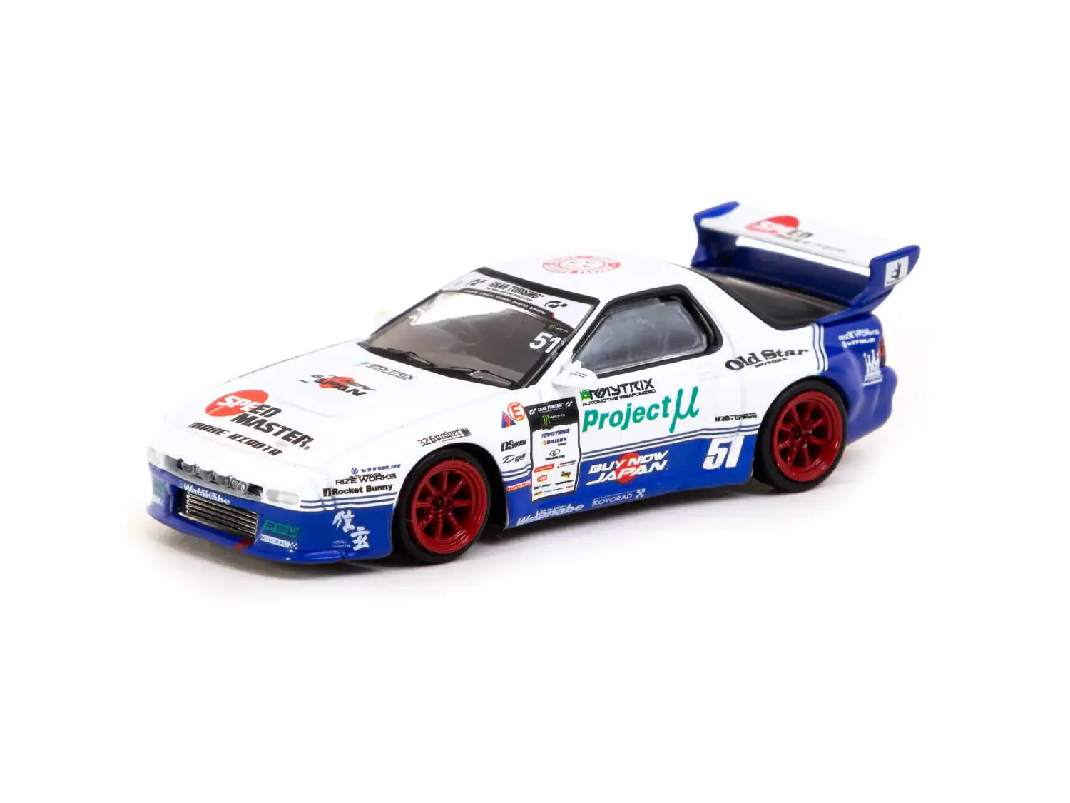 PREORDER* Tarmac Works 1/64 Pandem Mazda RX-7 FC3S in Red | Diecast PREORDER* Tarmac Works 1/64 Pandem Mazda RX-7 FC3S in Red | Diecast