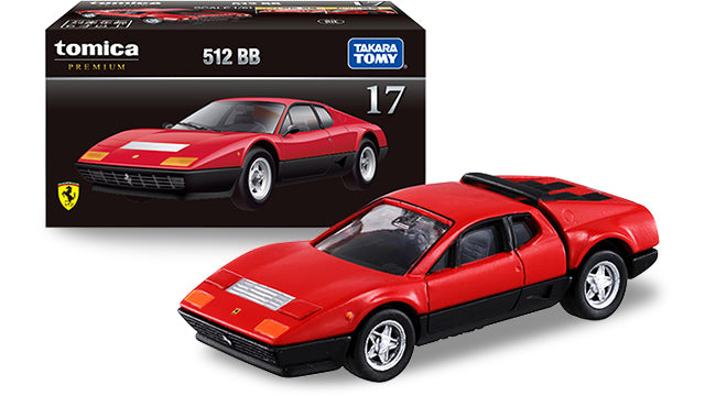 Tomica Premium No.17 Ferrari 512BB Red