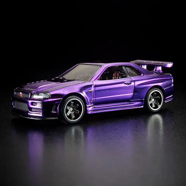 Hot Wheels RLC 2020 Membership Club Car Nissan GT-R R34 Purple-Mattel-RLC Exclusive-Mobile Garage HK