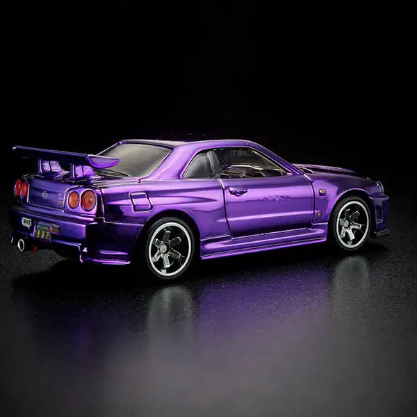 Hot Wheels RLC 2020 Membership Club Car Nissan GT-R R34 Purple-Mattel-RLC Exclusive-Mobile Garage HK