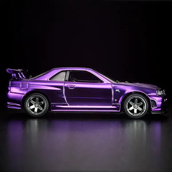 Hot Wheels RLC 2020 Membership Club Car Nissan GT-R R34 Purple-Mattel-RLC Exclusive-Mobile Garage HK