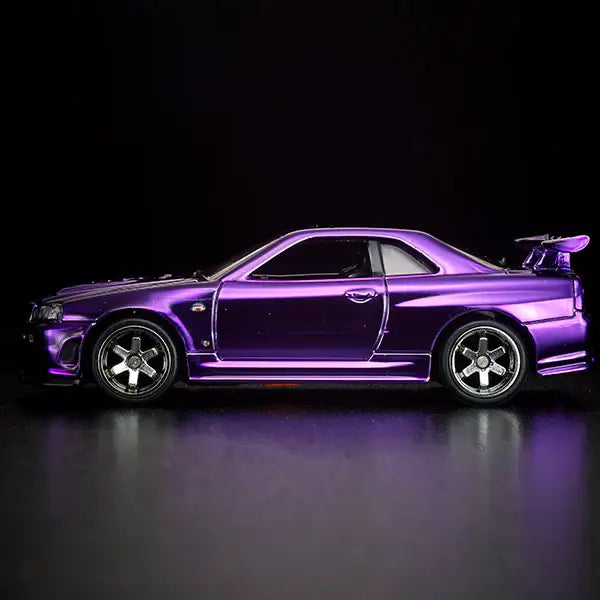 Hot Wheels RLC 2020 Membership Club Car Nissan GT-R R34 Purple-Mattel-RLC Exclusive-Mobile Garage HK