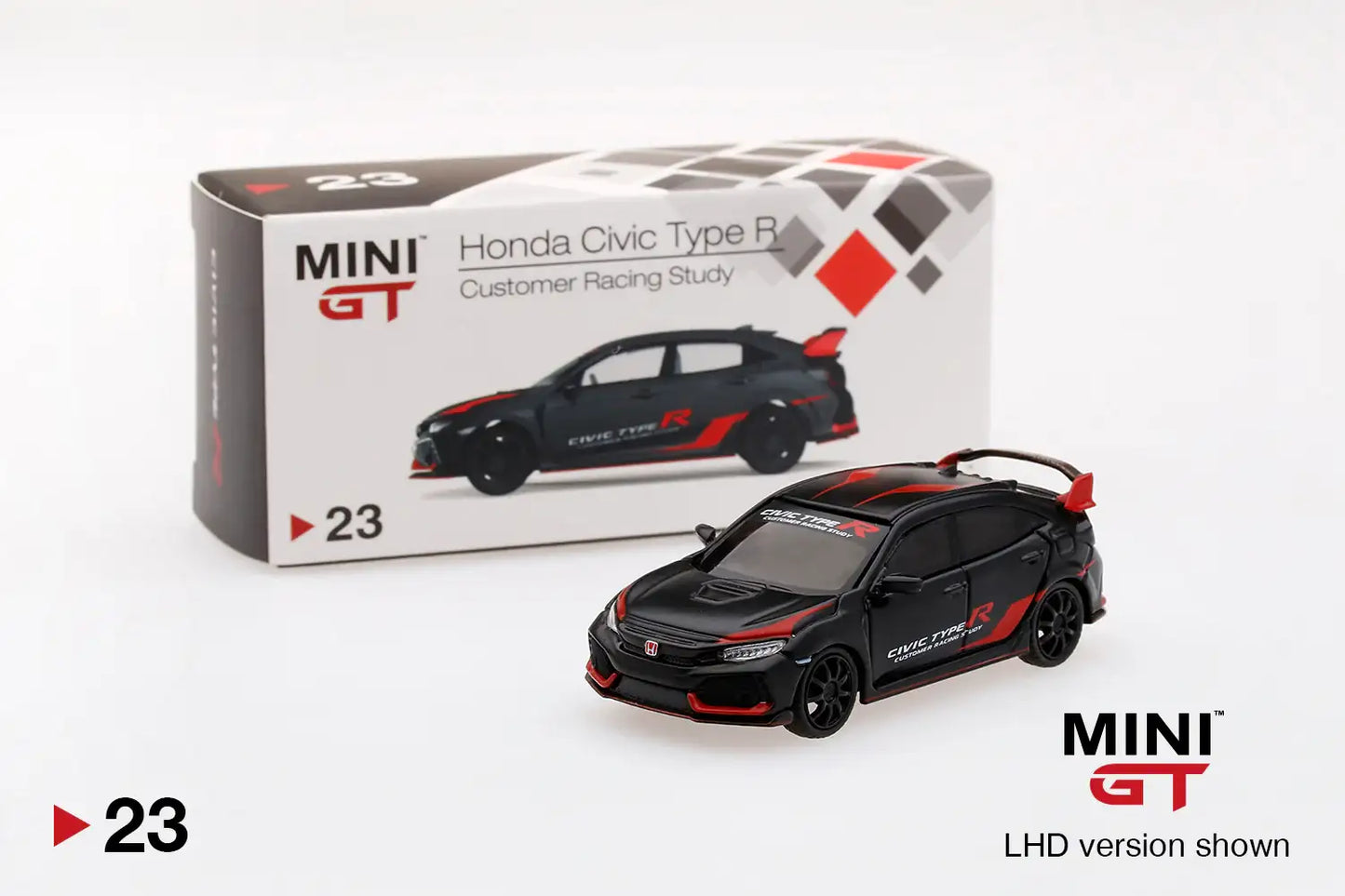 Mini GT Mini GT #23 Honda Civic Type-R Customer Racing Study