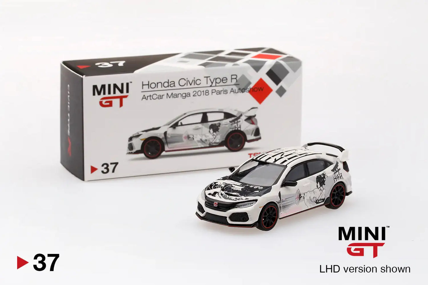 Mini GT Mini GT #37 Honda Civic Type R ArtCar Manga 2018 Paris Autoshow