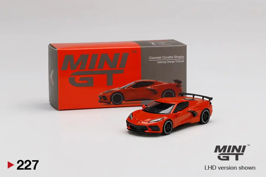 Mini GT Mini GT #227 Chevrolet Corvette Stinger Sebring Orange Tintcoat