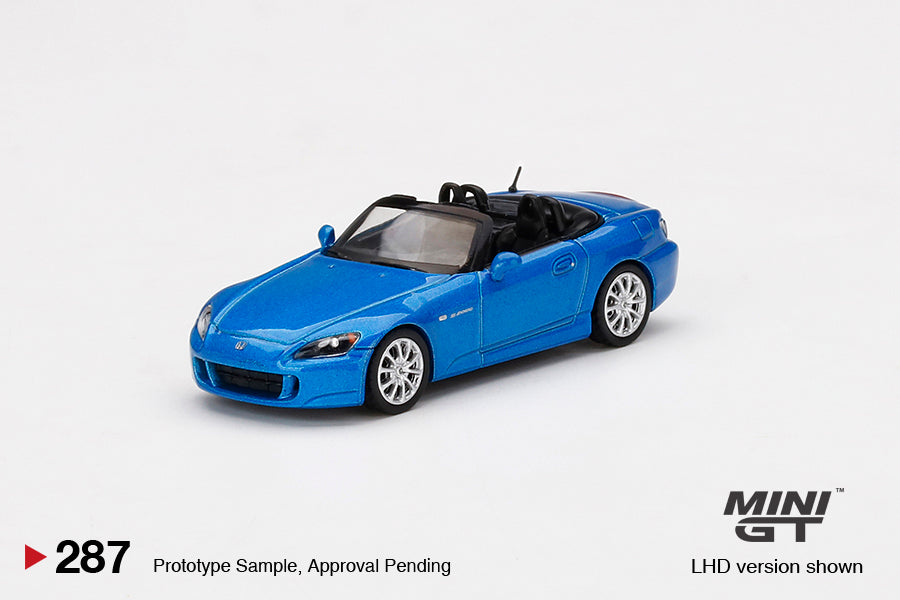 MINI GT #287 Honda S2000 (AP2) Laguna Blue Pearl Mini GT