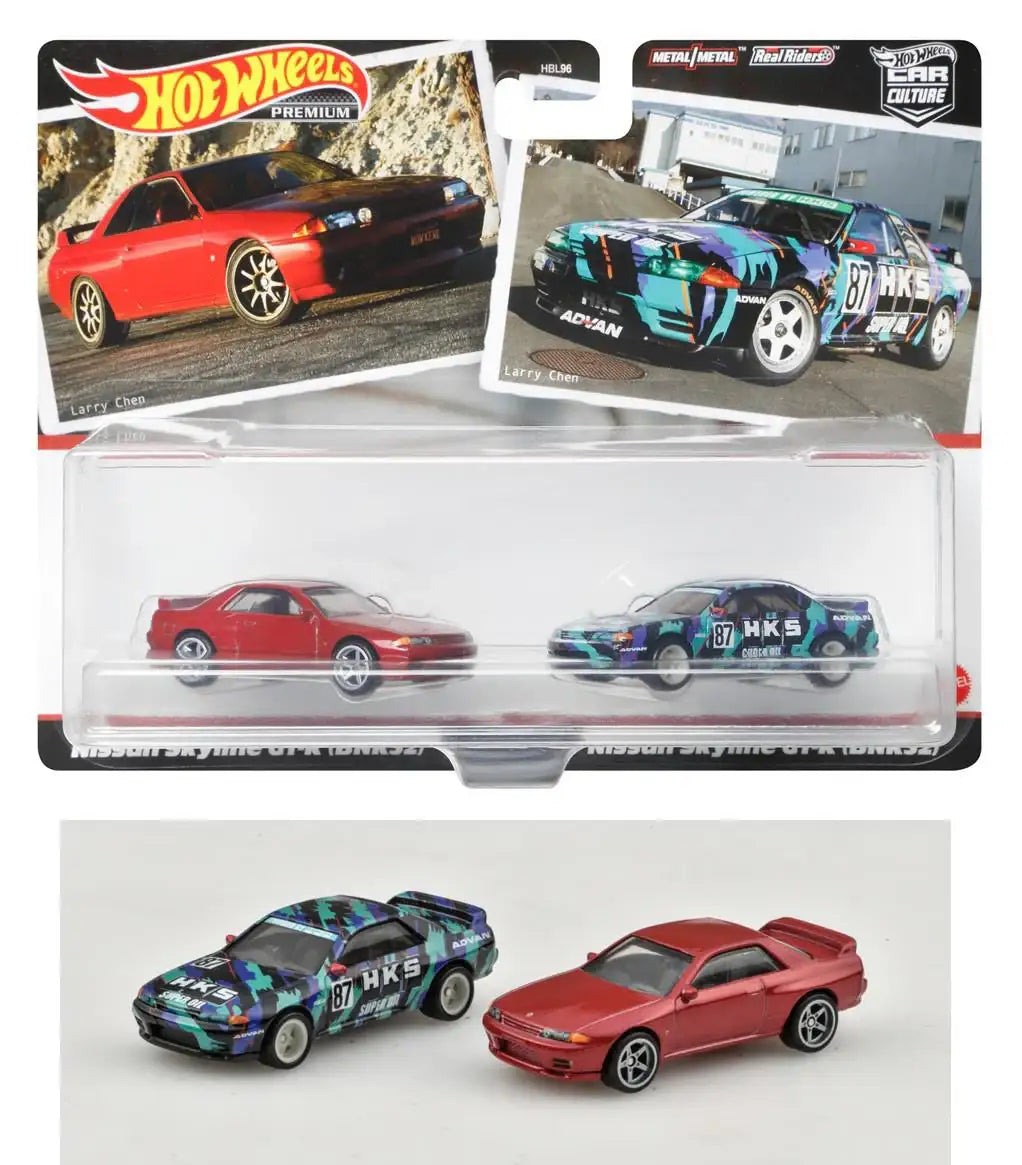 Hot Wheels Nissan Skyline GT-R BNR32 2 Pack Set