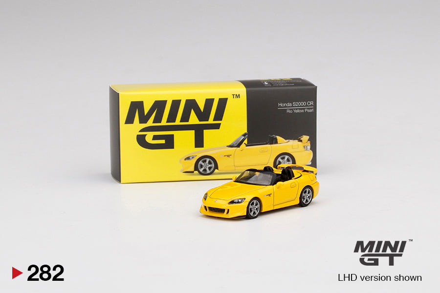 MINI GT #282 Honda S2000 CR Rio Yellow Pearl Mini GT
