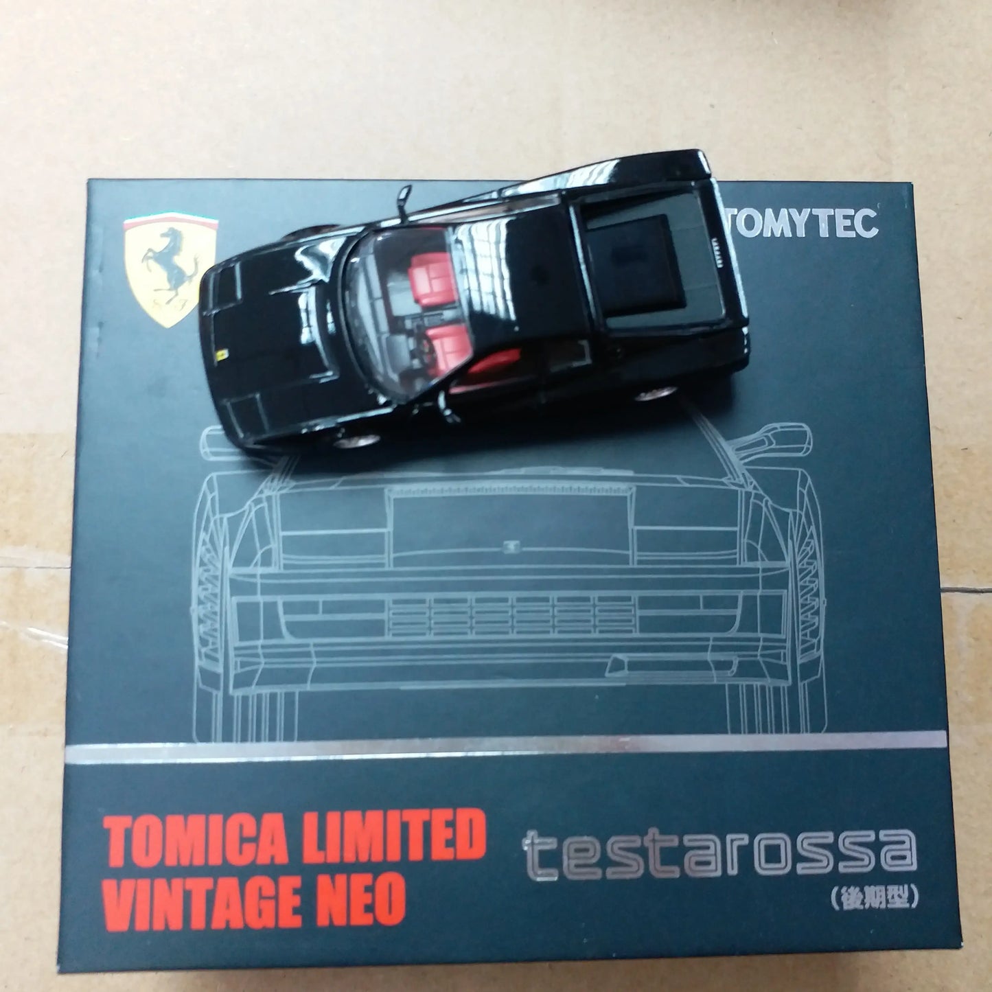 Tomica Limited Vintage Neo Ferrari Testarossa (Black)