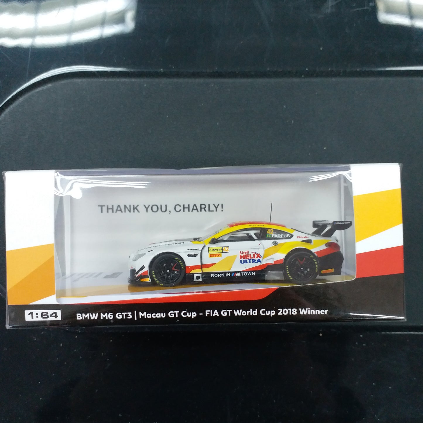 Tarmac Works BMW M6 GT3 Macau GT Cup - FIA GT World Cup 2018 Winner