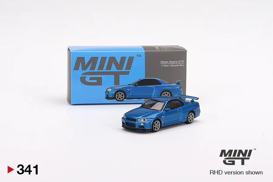 Mini GT MINI GT #341 Nissan Skyline GT-R Bayside Blue