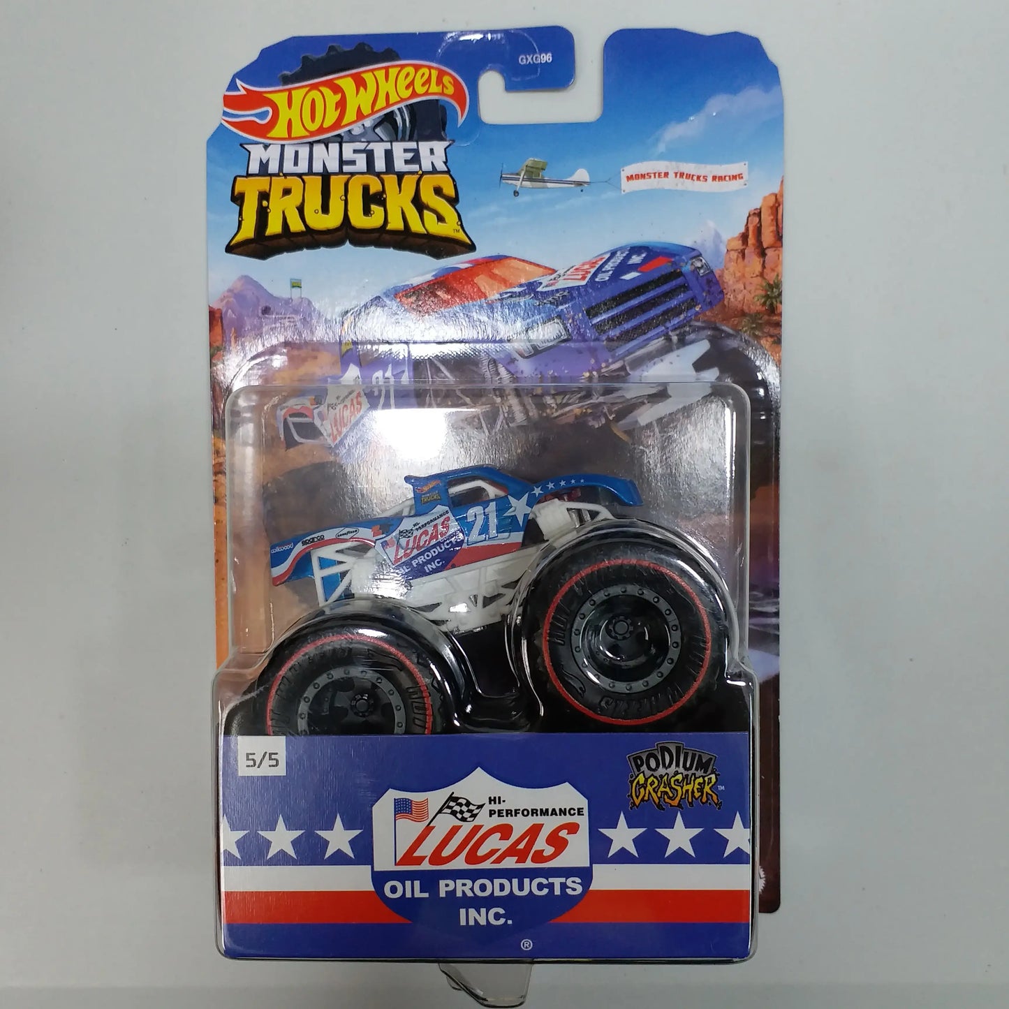 Hot Wheels Monster Trucks Podium Crasher-Lucas Dil