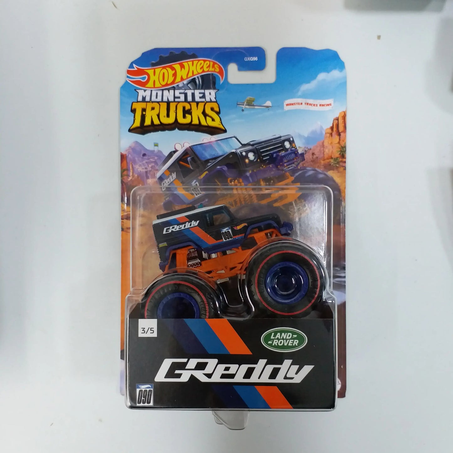 Hot Wheels Monster Trucks Land Rover Defender 90- GReedy
