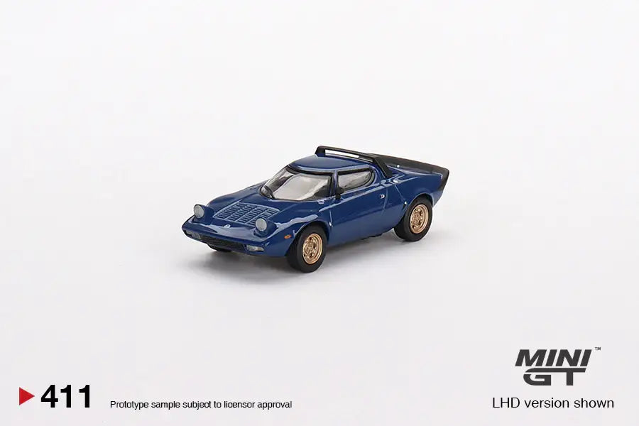 Mini GT Mini GT #411 Lancia Stratos HF Stradale Bleu Vincennes