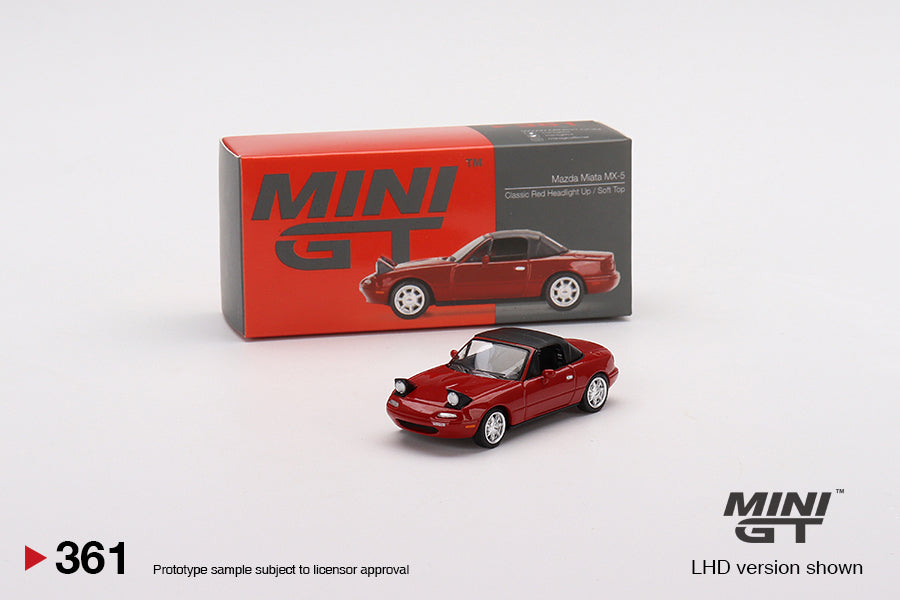 Mini GT #361 Mazda Miata MX-5(Red) – Mobile Garage HK