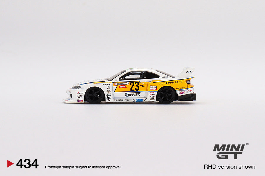 Mini GT #434 LB-Super Silhouette Nissan S15 SILVIA #23 2021 Formula Drift Japan Mini GT
