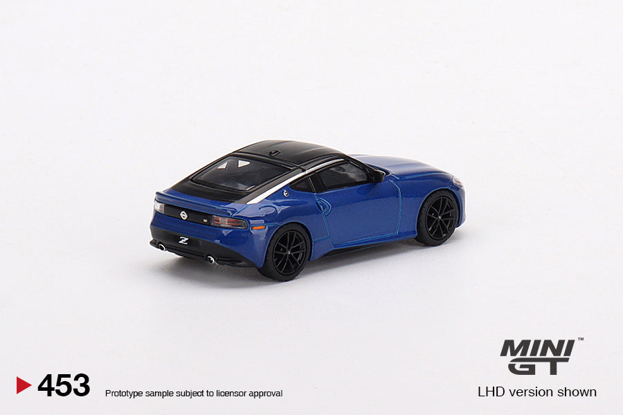 Mini GT #453 Nissan Z Performance 2023 Seiran Blue 1:64 scale