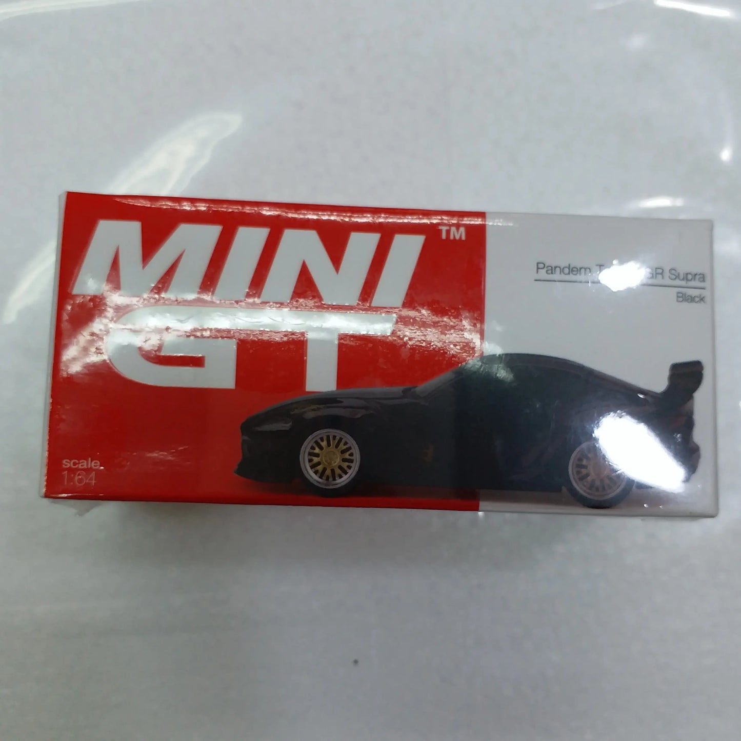 Mini GT Mini GT #219 Hong Kong Exclusive 1:64 Scale Pandem Toyoda GR Supra Black
