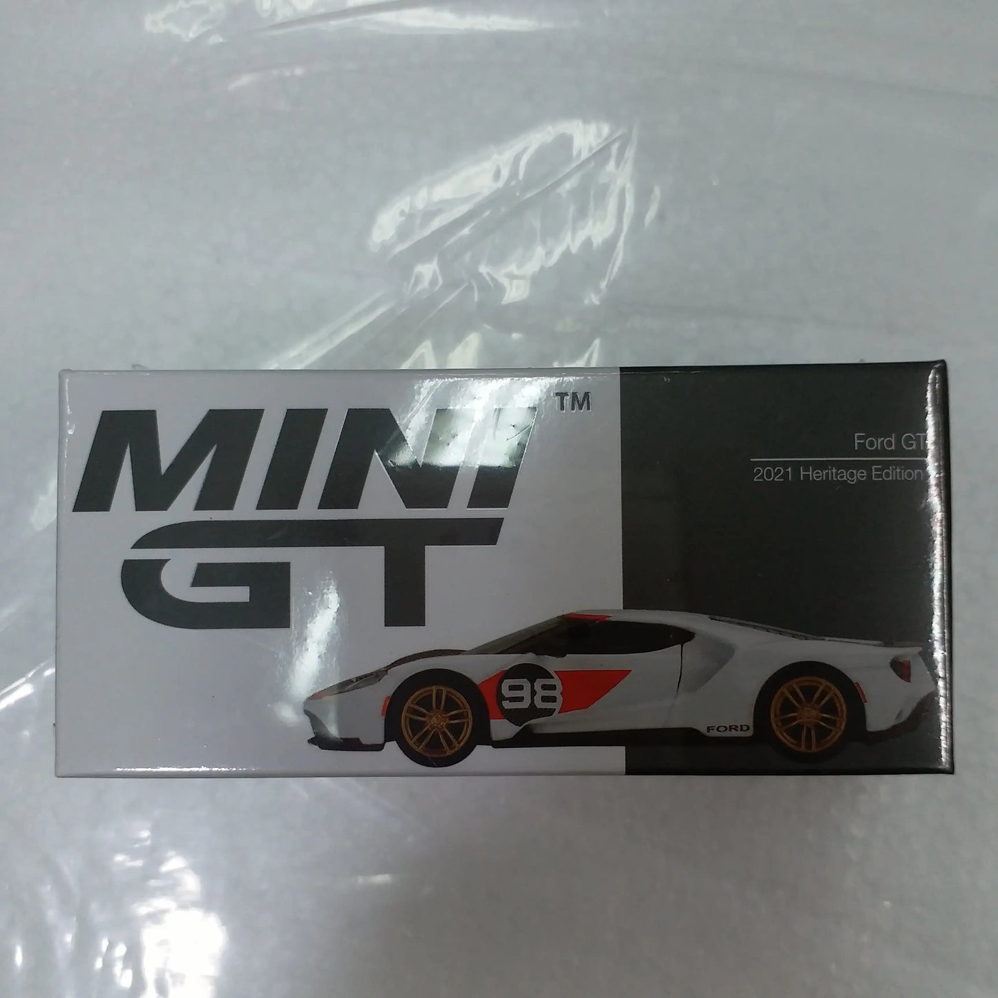 Mini GT Mini GT #313 1:64 Ford GT 2021 Heritage Edition
