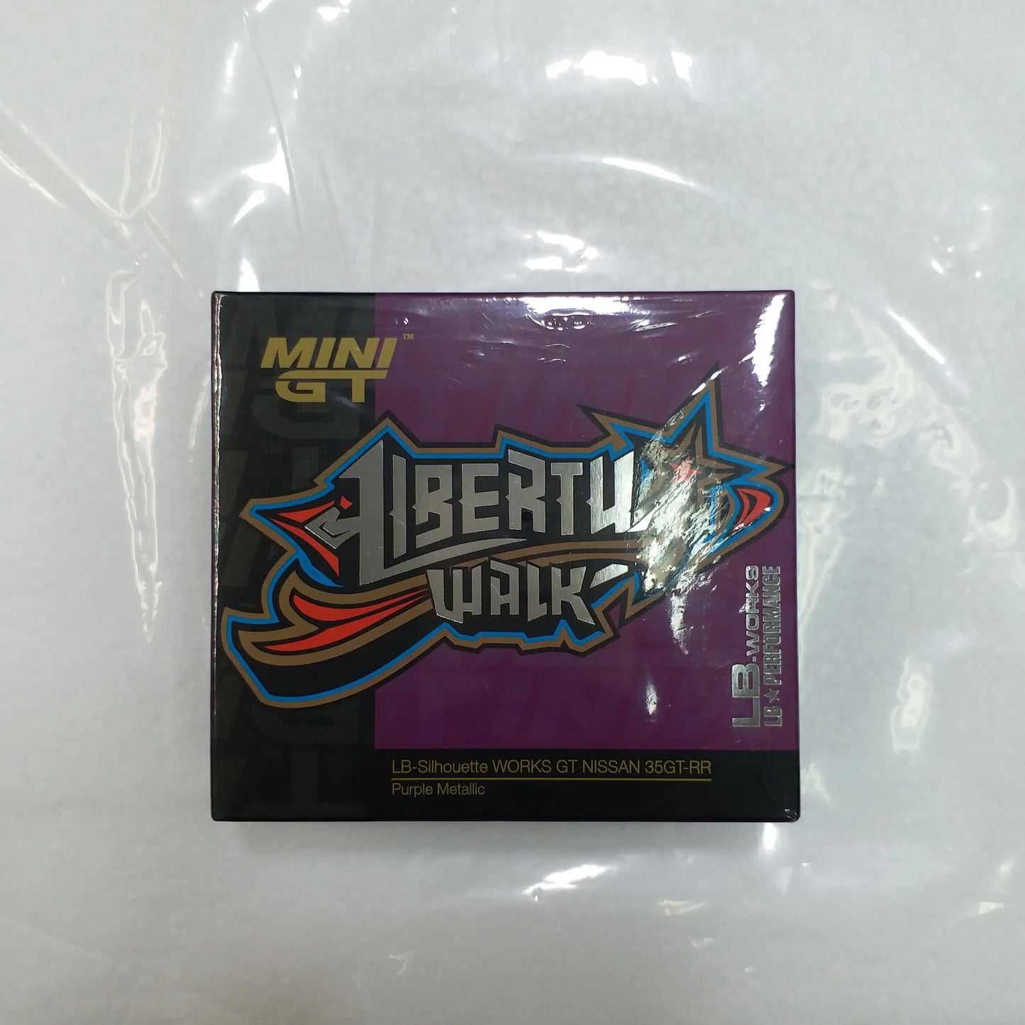Mini GT MINI GT #245 LB-Silhouette WORKS GT NISSAN 35GT-RR Purple Metallic