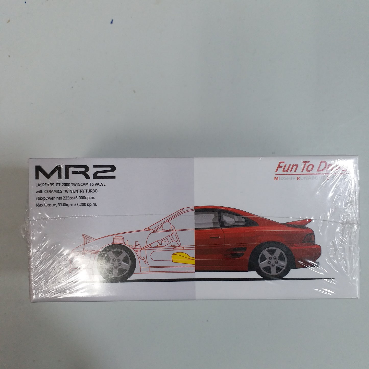 Micro Turbo 1:64 Scale Toyota MR2 Red