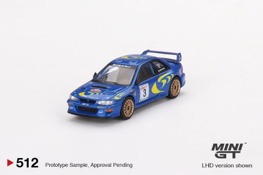 Mini GT #512 1/64 Subaru Impreza WRC97 1997 Rally Sanremo Winner