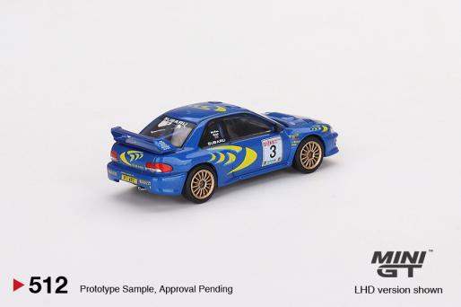 Mini GT Mini GT #512 1/64 Subaru Impreza WRC97 1997 Rally Sanremo Winner #3