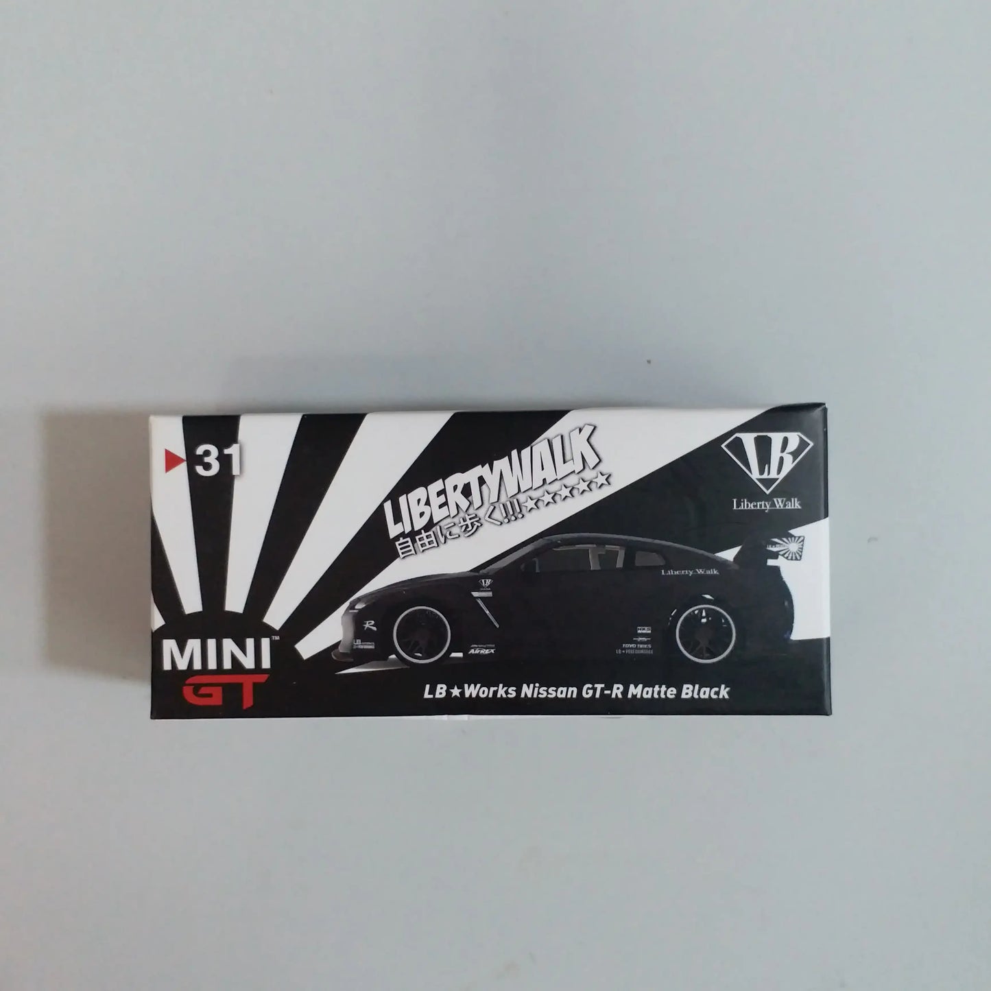 Mini GT Mini GT #31 LB Works Nissan GT-R Matte Black (Unseal)